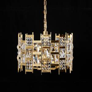 Ampel, mässing  glas