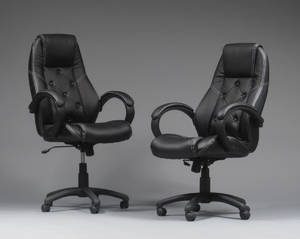 Par kontorstole med ergonomisk siddekomfort 2