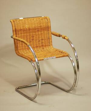 KARMSTOL LUDWIG MIES VAN DER ROHE, HÖ 86 CM