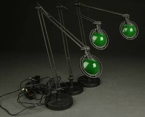 Paolo Rizzatto  Alberto Meda for Luceplan. Tre bordlamper, model Berenice, grøn 3