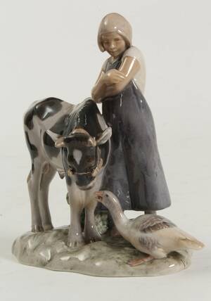 Porcelænsfigur nr. 2272, udført hos Bing  Grøndahl. 