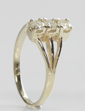 Brillantring, ca. 0.51 ct.