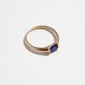 Ring guld safir