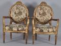 1 par karmstolar i Gustaviansk stil, tidigt 1900 tal 2
