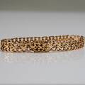 Armband 18 k guld x-länk