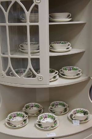 Buljongkoppar med fat, 12 st, Wedgewood