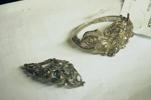 Armband  brosch, Silver