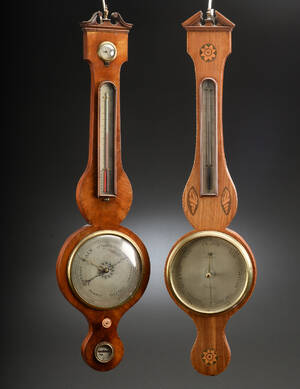 To banjoformede barometer 2