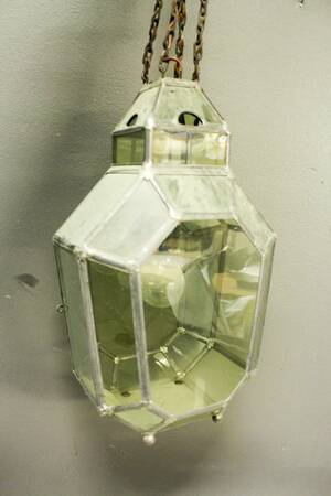 Hallampa, Blyinfattat glas