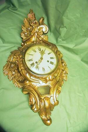 Väggpendyl, Förgylld