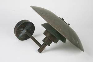 Poul Henningsen PH udendørs væglampe, kobber