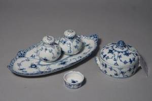 Porslin 5 delar, Musselmalet