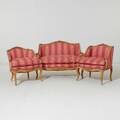 Soffa fåtöljer i Louis XV-stil