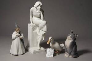 Figuriner, Royal Copenhagen, 4 st