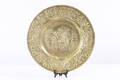 Väggfat, mässing, diameter 61 cm