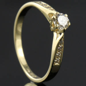 Brillant ring ca 0.40 ct.