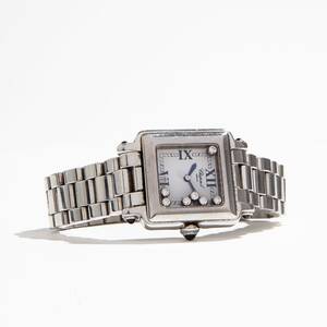 Chopard Happy armbandsur stål ca 2000-tal
