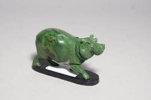 Flodhäst i jade