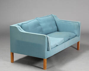 Børge Mogensen. To-pers. sofa, model 2212, egetræ