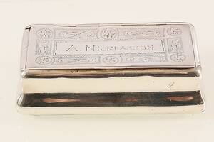 SNUSDOSA, silver, 1900-tal.