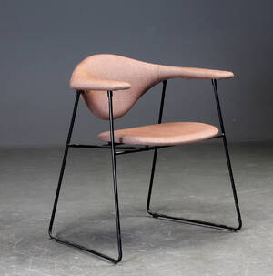 GamFratesi. Masculo Chair, sort stof