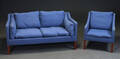 Børge Mogensen. Lænestol model 2207 og sofa model 2212 2