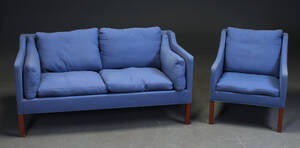 Børge Mogensen. Lænestol model 2207 og sofa model 2212 2