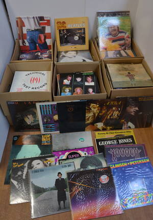 Samling LPer best. af rock, pop, klassisk, blues m.m. 600