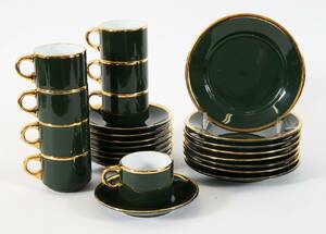 Kaffeservisdelar, Pillivuyt, Frankrike