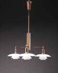 Poul Henningsen. PH stammekrone, bruneret messing