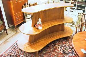 Exponeringshylla, teak