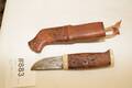 Kniv med slida, L 18 cm