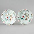 Tallrikar porslin Kina Qianlong