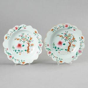 Tallrikar porslin Kina Qianlong