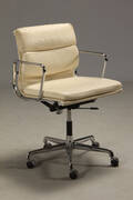 Charles Eames. Soft Pad kontorstol, læder  Denne vare er sat til omsalg under nyt varenummer 4163657