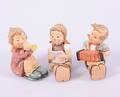 FIGURINER, 3 st, Hummel, Goebel, W Germany.