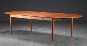Arne Vodder. Spisebord af teak, model 227 5