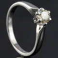 Solitaire ring ca. 0.51 ct.