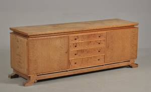 Skænk af eg, 1900-tallets 1. halvdel