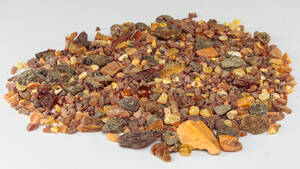 Samling ravstykker, 669 gr.