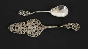 Serveringsbestick 2st, silver