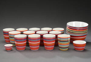 Ittalia porcelæn Origa krus, skåle og æggebæger 21