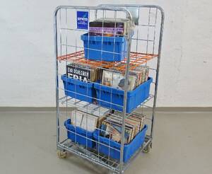 Stort parti vinylskivor, LP, blandade genrer