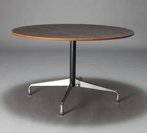 Charles Eames. Segmented table. Spisebord ibenholt