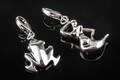 Georg Jensen. To charms af sterlingsølv 925. 2