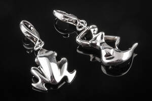 Georg Jensen. To charms af sterlingsølv 925. 2