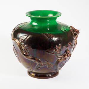 Vase, chinesisches Dekor, Keramik