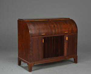 Chatol  musikskab, mahogni