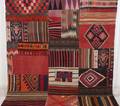 Persisk Patchwork kelim, 224x200 cm.