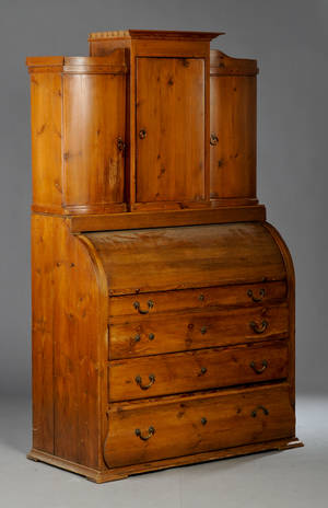 Cylinderklap chatol af fyrretræ